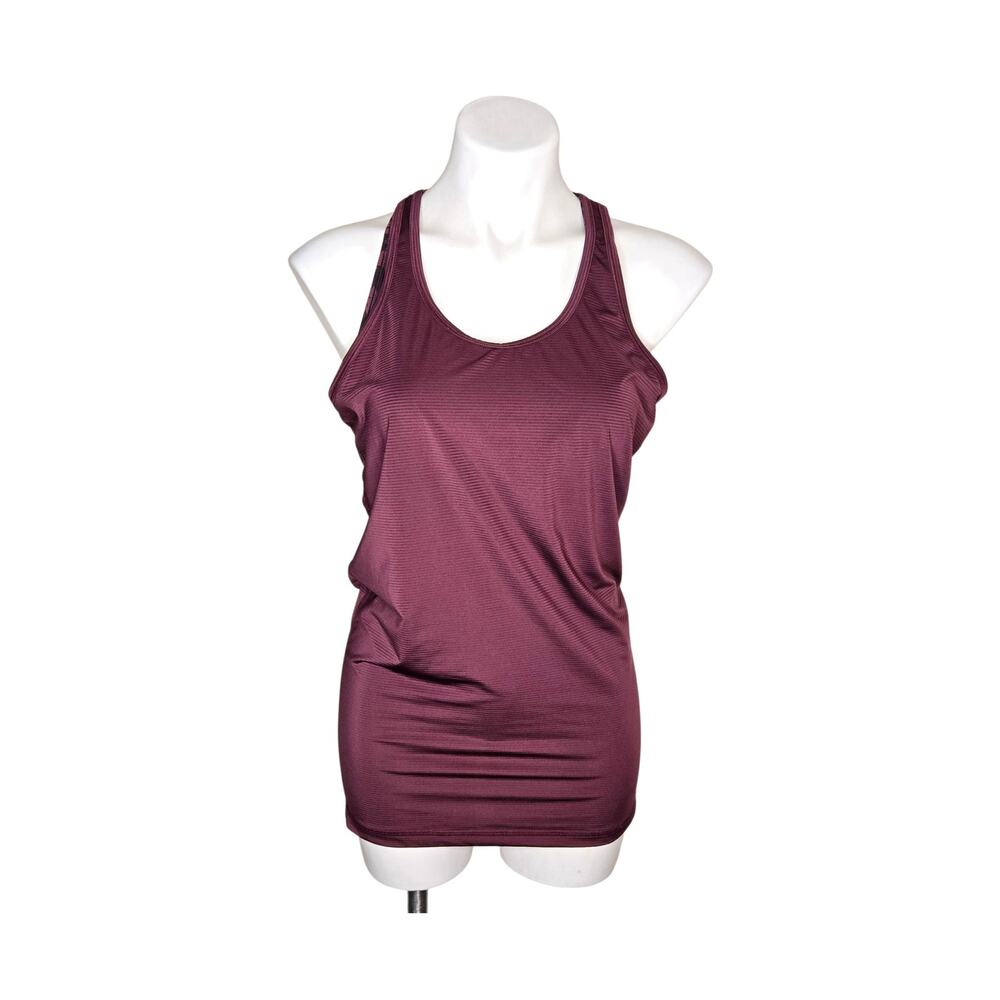 LUCY Built In Bra Printed Active Tank No Bra Pads Size Small